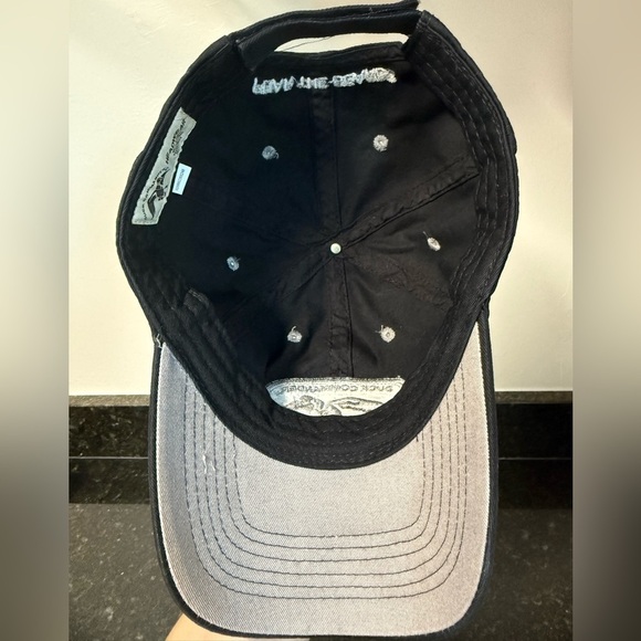 Duck Commander "FEAR THE BEARD" Black Embroidered Baseball Hat - Picture 8 of 8
